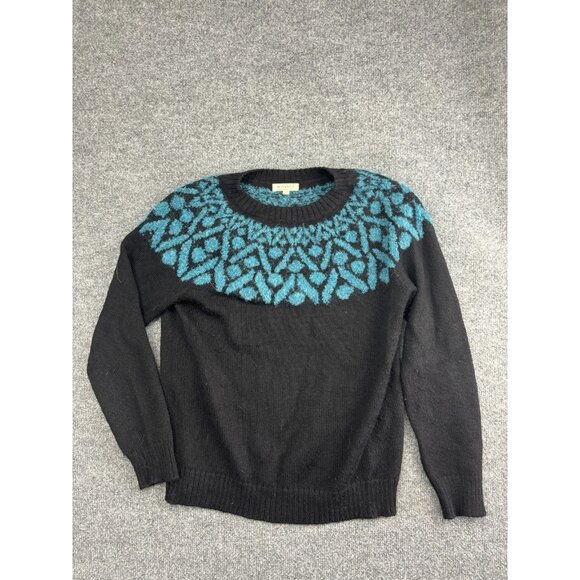 Novica Sweater Mens Large Alpaca Wool Knit Pullover Crewneck Peru - Picture 1 of 7